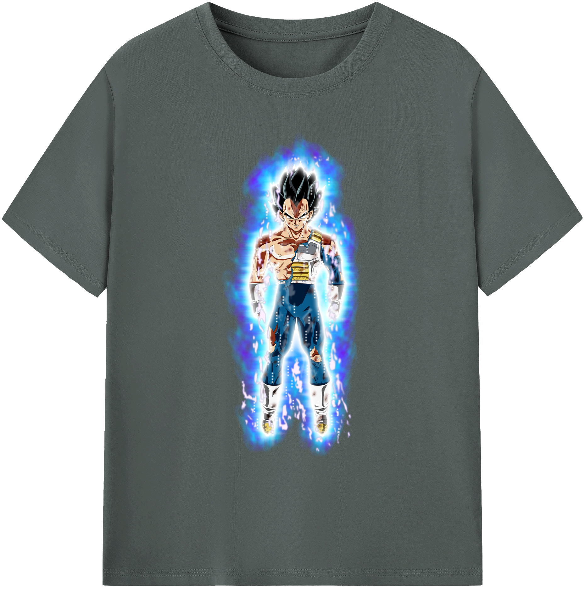 （画像用） ドラゴンボール ベジータ四世（Bejīta Yonsei）DRAGON BALL Vegeta IV 綿100％ メンズ半袖Tシャツ｜肌触りやわらか＆通気性